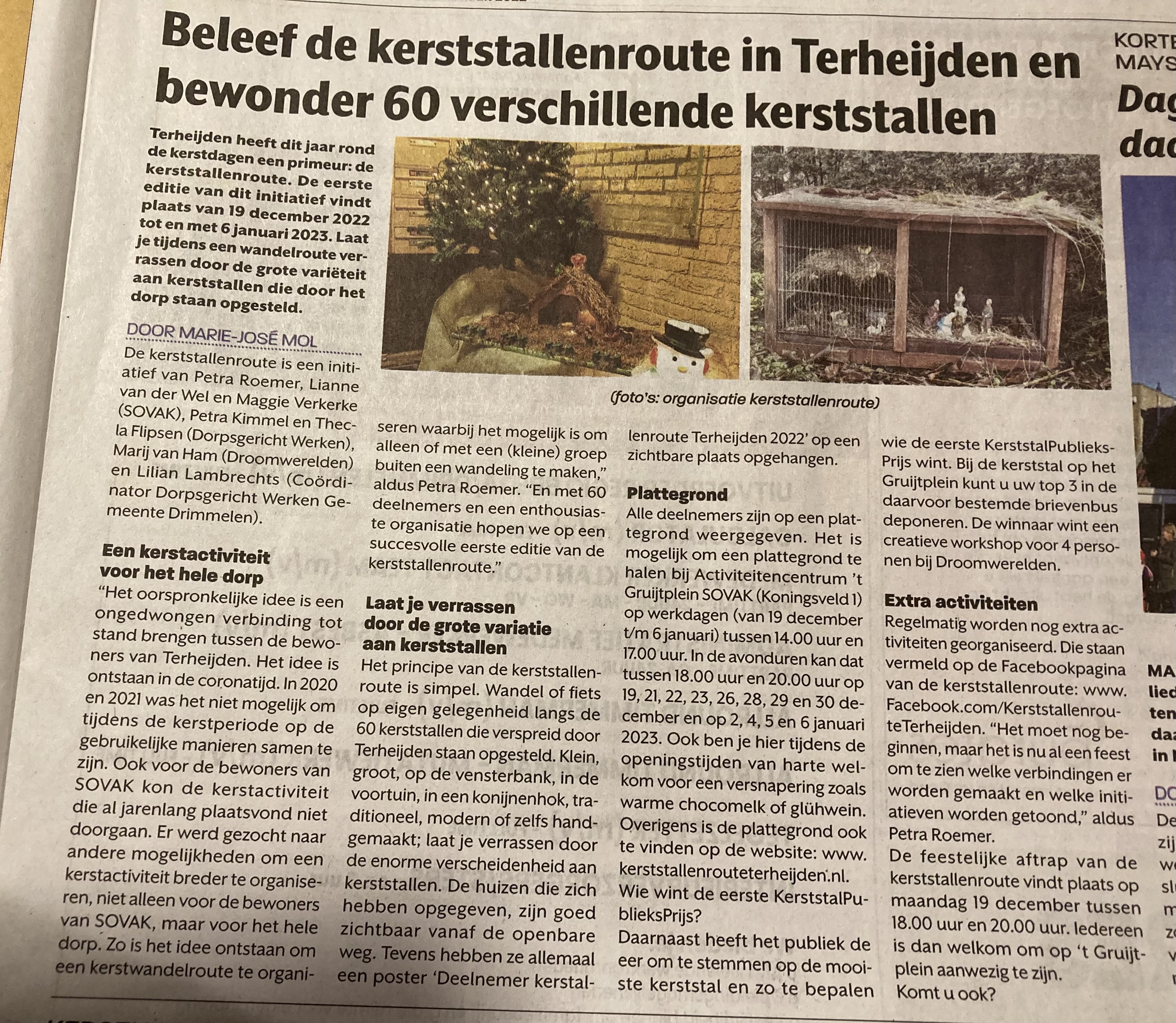 Artikel 't Carillon 14 december 2022